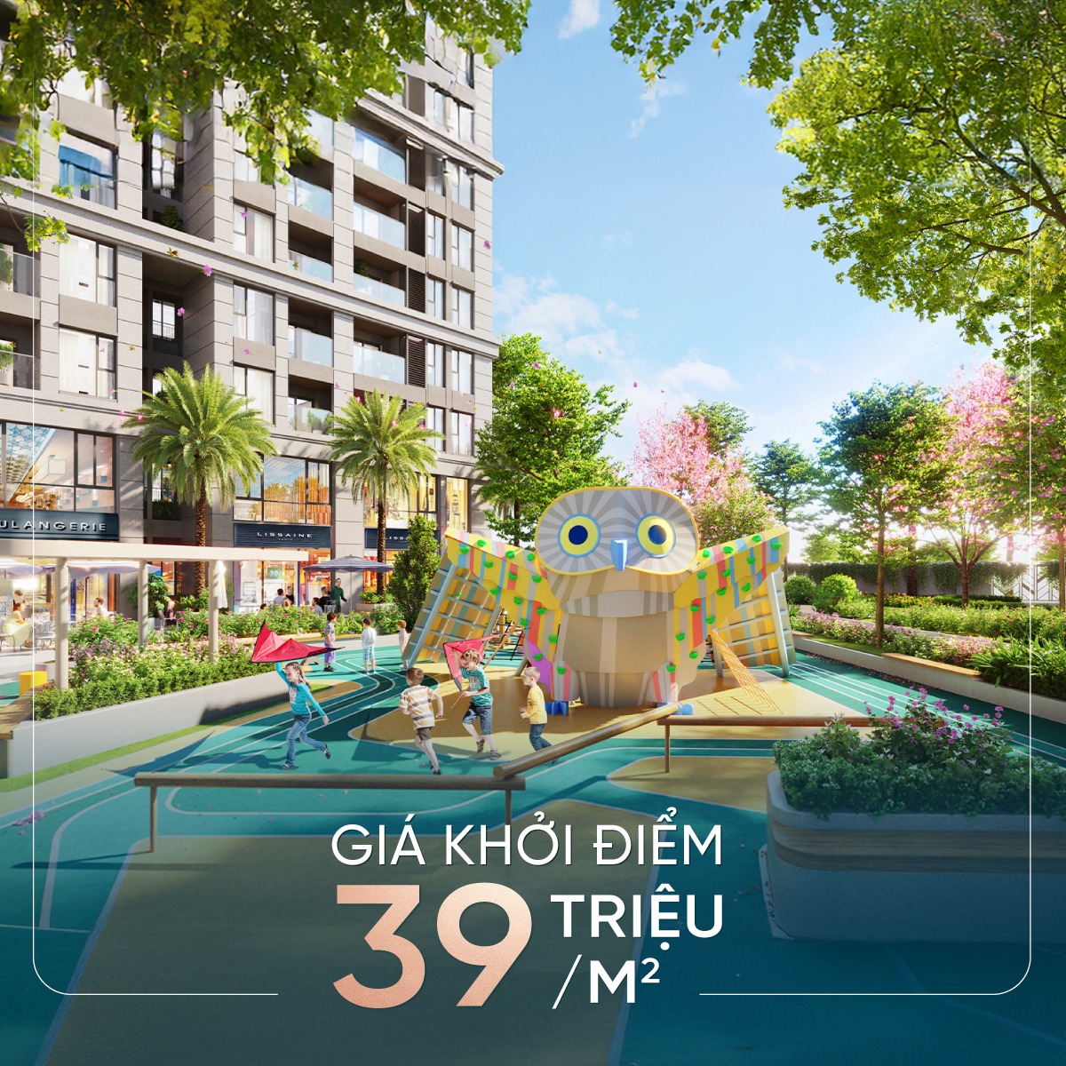 giá bán 39 triệu chính sách bán hàng gem park hải phòng